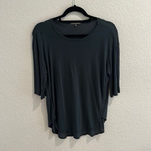 Michael Stars Teal 3/4 sleeve top